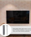 Ribbed Plastic Wall Anchors And Carbon Steel Screws Kit For TV Bracket Mounting Heavy Duty Rust Resistant Suitable For Drywall And Hollow Walls 6 Anchors And 6 Screws, TV wall mount