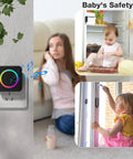 Wireless Door Chime When Doors Open For Home And Business Use, Easy Install Door Sensor Bell That Alerts When Entry Is Detected, Perfect For Toddlers And Seniors With Dementia, Customizable Tones And Several Volume Options on wall outlet