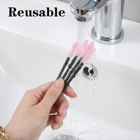 60 Piece Tiny Cleaning Brush Set For Small Gaps And Delicate Surfaces With Soft Silicone Bristles, 4 Styles Selected For Sewing Machines, Computer Keyboards And More, Safe Lint And Dust Removal In Tight Crevices, rinsed under faucet