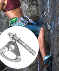 Bulletproof Stainless Steel Climbing Anchor Bolt Set Of 8 With 25KN Load Rating For Three Eighth Inch Bolts Rig Ready for rock climbing use.