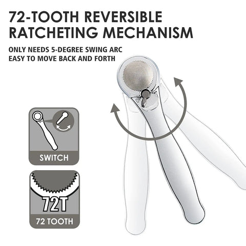 Right Angle Screwdriver Set For Tight Spaces: 32-Piece Mini Stubby Ratchet Kit With 72-Tooth Reversible Mechanism, Low Profile 3.66 Inch Handle, 1/4 Inch Drive, A Beast For Small Spots And Quick Fixes