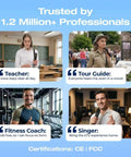 Testimonials from teacher, tour guide, fitness coach, and singer using 60W Bluetooth Karaoke Speaker And Wireless PA System