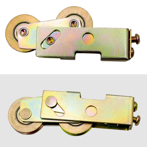 Sliding Door Rollers Replacement Kit For Patio Doors One And A Quarter Inch Tandem Roller Assembly With Five Sixteenth Inch Steel Ball Bearings Durable Construction For Sliding Glass Doors Screen Doors And Gates Two Pack