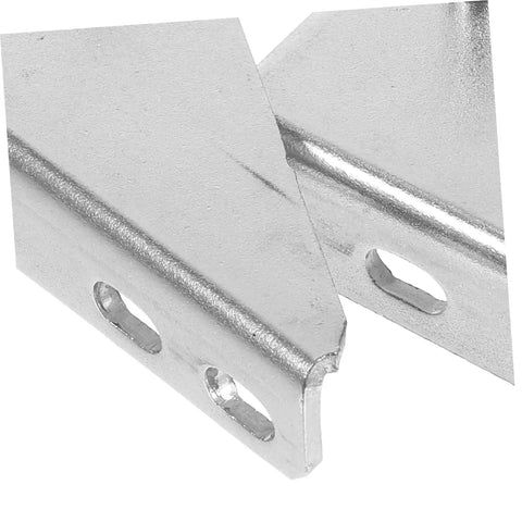 2 Pack Fridge Hinges For Refrigerator And Freezer Door Replacement With Stainless Steel 35mm Mount Rubber Cap For Quiet Operation 