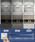24 Inch LED Vanity Light Fixture With 16W 6000K Cool White Dimmable Over Mirror Bathroom Lighting in dimming stages