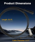 Premium Rig Ready Wheel Abs Speed Sensor Harness Built Legit For Volvo Freightliner Mack Paccar Peterbilt Kenworth And Navistar with 6.6 ft length