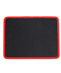 Heavy Duty Magnetic Tool Mat With PVC Coating Flexible 9.84 By 12.99 Inches black mat with red border, empty