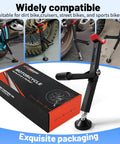 Compact Foldable Motorcycle Wheel Lift Stand For Front Or Rear Wheels, Ultra Portable Trail Stand With Second Gen Design