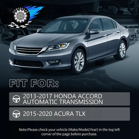 12 Piece Front Suspension And Steering Kit With Lower Control Arms And Ball Joints Sway Bar Links And Tie Rod Boots For Honda Accord 2013 To 2017 And Acura TLX 2015 To 2020 Ready To Roll fitment guide with car image