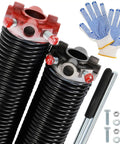 Heavy Duty Pair of 2 Inch Garage Door Torsion Springs for Standard 7 to 8 Foot Doors with 0.218 Inch Wire accessories