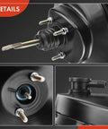 Tough As Nails Vacuum Brake Booster For Ford Bronco And F150 1994 To 1996 detail view showing steel housing and threaded studs.