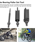 Inner Bearing Extractor Set Motorcycle Bearing Puller Sleeve Bearings 9mm To 23mm Steel Heat Treated 10 Piece Set Tools For Bike Wheels Flywheels Pumps Disassembly Without Damage To Shaft Housing Parts For Mechanics Working On Rigs on motorcycle wheel bearings