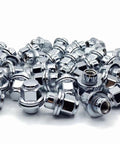 Top Notch M12x1.5 Chrome Lug Nuts With Matching Wheel Studs For Toyota Corolla Camry C-Hr Lexus And Scion, Killer Mag Seat Washer Style Steel Kit That Stays Rust Free And Looks Fresh. chrome lug nuts and wheel studs, mag seat washer style steel