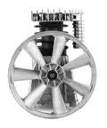 Heavy Duty 3HP Air Compressor Pump Featuring Twin Cylinder Aluminum Head with fan and piston design for efficiency.