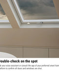 Image of a window with a Prime Matter Over Thread Door And Window Sensor for No Hustle Smart Home Upgrade.