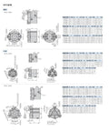 Heavy Duty Pneumatic Claw Gripper Cylinder For Hfc16 20 Hfcy16 20 Hfcx16 20 Series technical specifications diagram and dimensions.