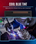 Welder using Auto Darkening 2x4 Welding Lens Shade 11 With HD Clarity Gold Edition Replacement for Helmets Pancake Shield Ready