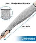 Arm Protection Sleeves Level 5 Cut Two Pairs Heat Resistant Protectors For Thin Skin Bruising Men Women
