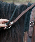 Adjustable Bungee Rein For All Riding Styles And Horses With Waterproof Flexible Polypropylene Construction Includes Carabiner O Ring