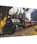 Dope Steam Locomotive Train Canvas Wall Art 12x18 Inches for Living Room Bedroom Office and Bathroom Vibe Modern Artwork Prints