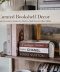 Luxe Large Faux Decorative Books Set 4 Pieces Cardboard Foldable Props For Photography And Home Staging Modern Coffee Table Decor Minimalist