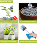 4 In 1 Soil Test Kit With Moisture Meter PH Meter Fertility And Sunlight Meter showing usage tips and care instructions