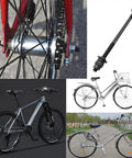 Top Shelf 9.45 Inch Long Rear Hub Shaft For Bike 3/8 Diameter 26 Tpi Threads Multispeed Wheel Axle Kit on bike wheel hub.