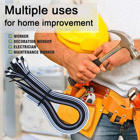 Heavy Duty 26 Inch Cable Zip Ties Nylon Wire Ties With 175 Pound Tensile Strength for DIY home improvement use