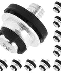 10 Pack M3 8x8.7mm Black Hard Drive Screws for Laptop and Desktop Repair, miniature PC mounting screws with shock-absorbing ring