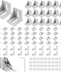 Pro Level 4040 Series Aluminum Extrusion Profile Connector Kit with corner brackets, sliding nuts, and hex bolts.