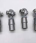 7/8-14 Heim Joint Rod End Kit With Tube Adapters For Heavy Duty Off Road Suspension, Chromoly 0.875 Inch Joints Panhard Kit Right And Left Hand Thread With Jam Nut And Bung, Includes 2 Pairs; four chromoly heim joints with tube adapters and jam nuts