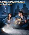 Rechargeable Camping Lights Pack Of 2 With 2000mAh Each, Portable LED Tent Lanterns illuminating a room during outage.