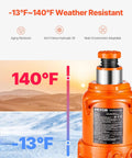 VEVOR hydraulic bottle jack, 20-ton, orange steel lifting jack for automotive and industrial use