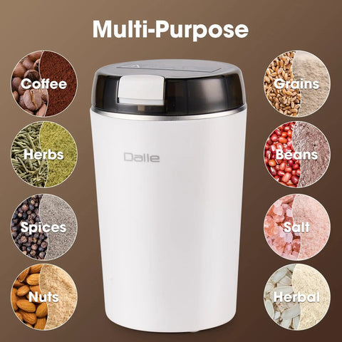 Mini Coffee Grinder 200W 28000RPM Stainless Steel Electric Powder Grinder For Coffee Beans Spices Herbs Nuts Seeds Grains