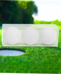 Three Piece Golf Ball Display Case With Transparent Window, Durable PE Storage Box For Home Or Shop Use, Space Saving Golf Ball Packaging Box