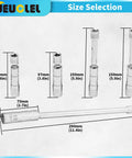 Magnetic Swivel Spark Plug Socket Set 3/8 Inch Drive 12 Point With Extension Kit Includes 14mm Four Inch Thin Wall 9/16 Inch Six Inch And 5/8 Inch Ten Inch Extensions For Quick Auto Fixes, size selection chart