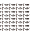 Durable Metal Rivet Stud Kit, 40 Piece Set, 12mm Round Flower Fasteners For Leather Craft And Clothing, Built To Last, Rust Resistant Hardware With Antique Silver Tone, Perfect For Jackets, Bags, Belts, And More. 12mm flower rivet studs and trumpet feet