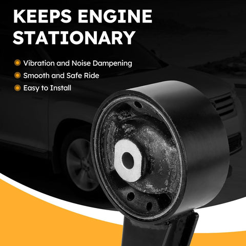 Front Torque Strut Mount For 2007 To 2015 Lexus RX 350 Toyota Camry Highlander Avalon 3 5L V6 Front Engine Motor Transmission Mount Replacement EM9538 Direct Fit close-up showing rubber and metal construction