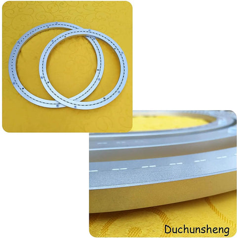 Heavy Duty 360 Degree Lazy Susan Turntable Base For Garden Tables Aluminum Alloy Swivel Plate Detail View