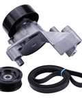 Premium Serpentine Belt Drive Tensioner Kit Designed For Toyota Tundra 4.7L V8 2000 2006 OEM Fits and Replaces 90K38488A Is Backed By Full Warranty Guarantee Makes Your Rig Work Smooth As Silk Keeping Systems Locked Tight For Max Power Lasts A Lifetime. serpentine tensioner kit with pulley and belt
