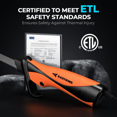 Speed Demon 110V Electric Fillet Knife Powerhouse With High Torque Motor ETL Safety Certified Balanced Lightweight Handle