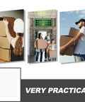 People using boxes labeled with 160 Sheets White Synthetic Paper Shipping Labels With Super Sticky Adhesion And Ample Writing Space