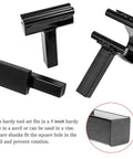 Anvil Hardy Tools Set For 1 Inch Hardy Hole Includes Hot Cut Tool Creasing Stake Spring Fuller shown with square shanks