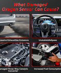 Downstream Oxygen Sensor For 2010 Toyota 4Runner 2.7L L4 Plug And Play Direct Fit Replacement on car exhaust
