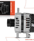 Side view of Premium Plug-and-Play Alternator Replacement For Kia Soul 2017-2019, Rio 2018-2019, Seltos 2021, and Hyundai Accent 2018-2019