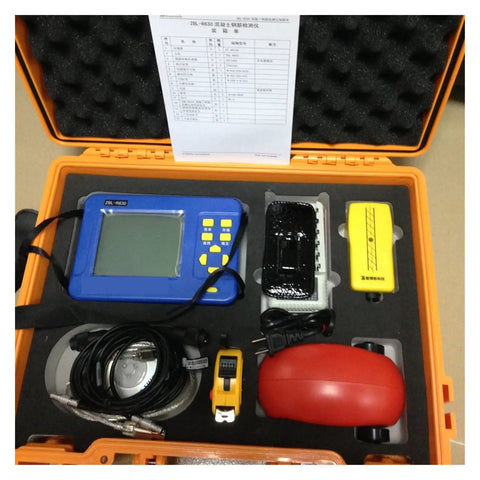 Heavy Duty Stud Finder And Wall Scanner With Concrete Rebar Detector And Cover Thickness Tester Featuring Single Probe Technology in carry case