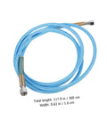 Heavy Duty High Temperature Steam Iron Replacement Hose For Easy Installation, blue heat resistant steam tube, 117.9in length
