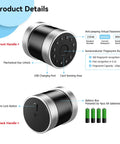 Product details of 5 In 1 No Fuss Keyless Entry Smart Lock with Fingerprint Bluetooth TTLock App IC Card and Backup Key for Front Door