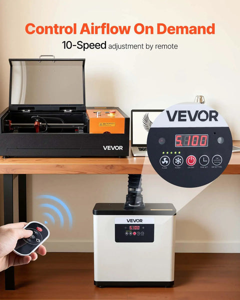 Beast Mode Solder Fume Extractor With 510 Cubic Meters Per Hour Suction Four Stage Filtration Ten Speed Brushless Smoke Absorber