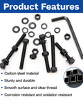 461 Piece M3 Socket Head Screw Kit With 30mm 35mm 40mm 45mm And 50mm Long Screws, shown with nuts, washers, and hex key